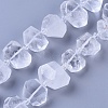 Natural Quartz Crystal Beads Strands G-F653-19-1