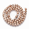 Electroplated Non-magnetic Synthetic Hematite Beads Strands G-S365-014-3