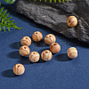 Unfinished Wood Beads X-WOOD-Q027-8mm-01-LF-4