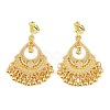 Bohemia Zinc Alloy Clip-on Earrings EJEW-C089-01A-G-1