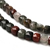 Natural African Bloodstone Beads Strands G-H078-C26-01-4