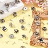 Brass Butterfly Clutches Pin Backs X-KK-D294-P-4