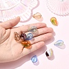10Pcs 5 Styles Transparent Handmade Blown Glass Globe Beads GLAA-YW0005-75-5