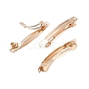 Iron Hair Barrette Findings OHAR-PW0001-198KCG-D-1-2