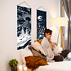 Moon & Sun Pattern Polyester Decorative Wall Tapestrys AJEW-WH0399-020-7