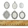 DIY Blank Tibetan Style Alloy Pendant Making Kit DIY-FS0005-76B-2