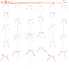 6Pcs Polyester Bowknot Hanging Streamer AJEW-SP0002-71B-1