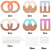 DIY Dangle Earring Making DIY-SC0010-51P-4