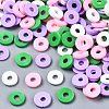 Handmade Polymer Clay Beads Strands CLAY-R089-6mm-T02B-47-2