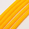 Imitation Amber Resin Heishi Beads Strands RESI-A009G-6mm-01-1