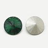 Pointed Back Glass Rhinestone Cabochons RGLA-T086-8mm-15-2