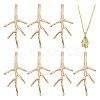 Brass Pendant Bails KK-BC0014-25G-1