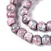 Baking Paint Glass Beads Strands X-DGLA-N016-6mm-03-3
