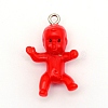 Opaque Plastic Pendants KY-WH0024-12B-1