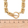 8MM 304 Stainless Steel H Link Chain Necklaces with OT Clasps SA-CBA2D4F-01G-3