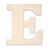 Letter Unfinished Wood Blank Cutouts DIY-ZX040-01E-1