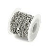 Tarnish Resistant 304 Stainless Steel Chains CHS-Q005-05P-2