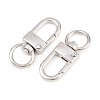 Alloy Swivel Claw Clasps PALLOY-P322-01P-2