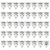 40Pcs Tibetan Style Alloy Chandelier Component Links FIND-MA0001-19-1