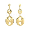 304 Stainless Steel Dangle Stud Earrings EJEW-P325-04E-G-4