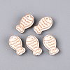 Handmade Porcelain Ceramic Beads PORC-Q005-05B-1