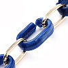 Handmade Acrylic & Aluminium Cable Chains AJEW-JB00560-01-1
