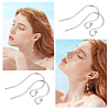10 Pair 925 Sterling Silver Earring Hooks STER-BBC0001-16-5