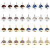 32Pcs 8 Styles Alloy European Dangle Charms FIND-FH0006-05-1