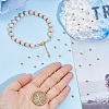 50Pcs Brass Crimp Beads KK-DC0004-57G-3