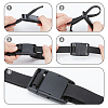 20Pcs Plastic Quick Contoured Side Release Buckle KY-NB0001-45-5