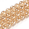 Electroplate Glass Bead Strands LS-EGLA-R041-10mm-09-1