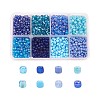 1 Box Mixed 6/0 Glass Seed Beads Round  Loose Spacer Beads SEED-X0050-4mm-04-1