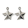 304 Stainless Steel Charms. Star Charm STAS-A190-05P-1