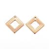 Ion Plating(IP) 304 Stainless Steel Charms STAS-G127-07G-2