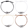 12Pcs 4 Colors 304 Stainless Steel Macrame Pouch Bracelet Making for Stone Holder AJEW-SC0003-01-7