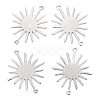 Brass Solar Eclipse Links Connectors KK-I681-15P-1