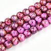 Baking Paint Glass Beads Strands DGLA-N003-10mm-B03-1