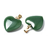 Spray Painted Glass Pendants X-GLAA-N035-016-A01-3