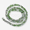 Electroplate Transparent Glass Beads Strands EGLA-A034-T4mm-M17-2