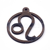 Acrylic Pendants SACR-WH0002-08-3