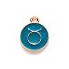 Alloy Enamel Pendants ENAM-S124-01B-05C-2