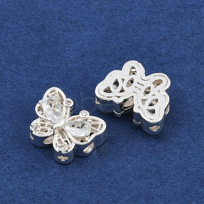 Brass Pave Cubic Zirconia Multi-strand Links ZIRC-F145-03S-01-1