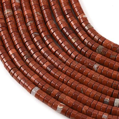 Natural Red Jasper Beads Strands G-M420-A05-01-1