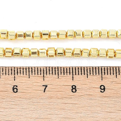 Electroplated Synthetic Non-Magnetic Hematite Beads Strands G-U003-18A-01-1