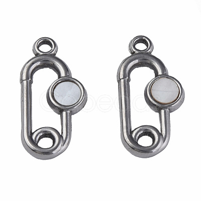 304 Stainless Steel Pendants STAS-N087-52-05P-1