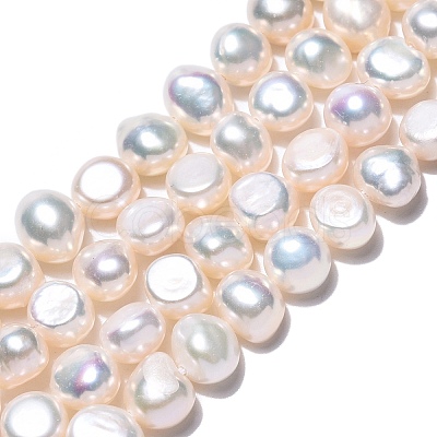 Natural Cultured Freshwater Pearl Beads Strands PEAR-N014-06F-01-1