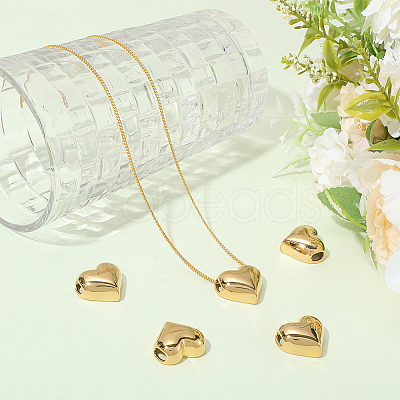5Pcs 304 Stainless Steel Beads STAS-BBC0007-35-1