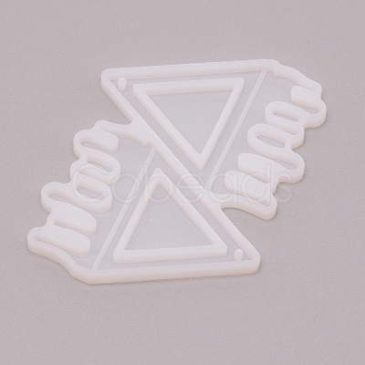 Halloween Theme DIY Pendant Silicone Molds DIY-TAC0001-49-1