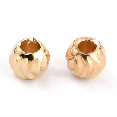 Brass Beads X-KK-O133-315B-G-1