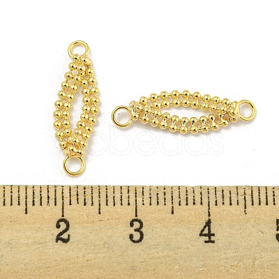 Brass Connector Charms KK-P258-14G-1